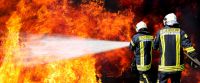 Brand eines stillgelegten Sägewerkes