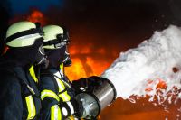 Leerstehendes Haus in Brand geraten