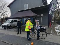 Licht an Fahrradkontrollen in Ebersberg