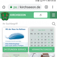 Neue Internet Seiten des Marktes Kirchseeon