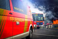 BAD BAD ENDORF LKR ROSENHEIM Dachstuhlbrand in Bad