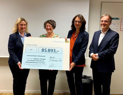 Inklusion in den Arbeitsmarkt 86 000 Euro für die 