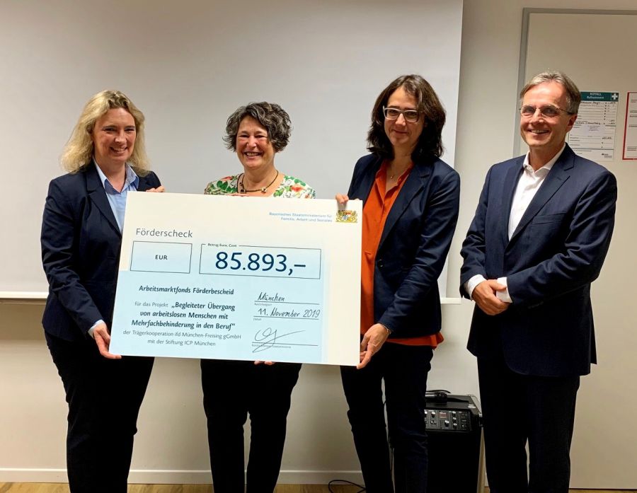 Inklusion in den Arbeitsmarkt 86 000 Euro für die 
