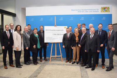 Förderbescheidübergabe im Bayerischen Verkehrsmini