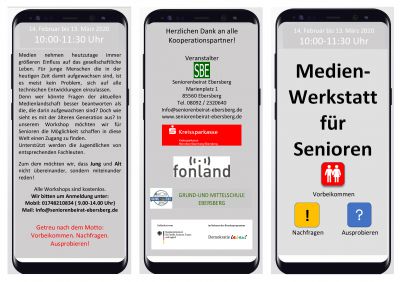 Der Seniorenbeirat Ebersberg veranstaltet ein Semi