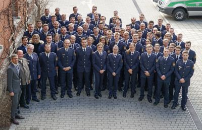 70 neue Kolleginnen und Kollegen beim PP Oberbayer