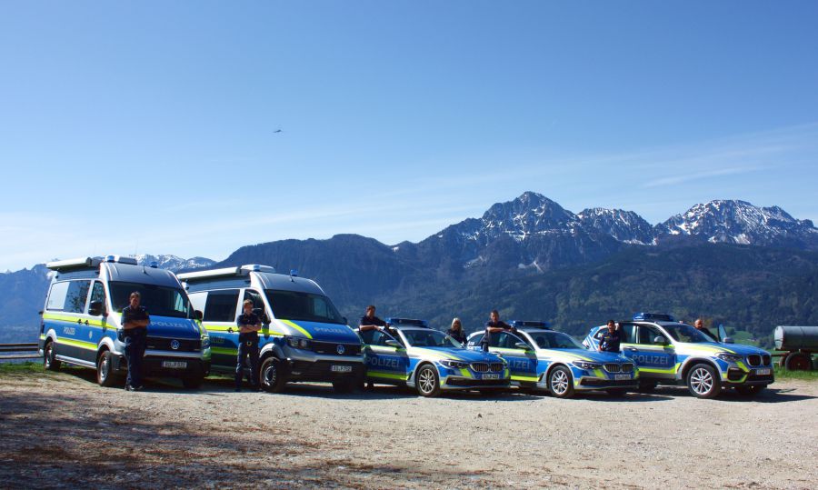 Neue Fahrzeuge für die Grenzpolizei Piding