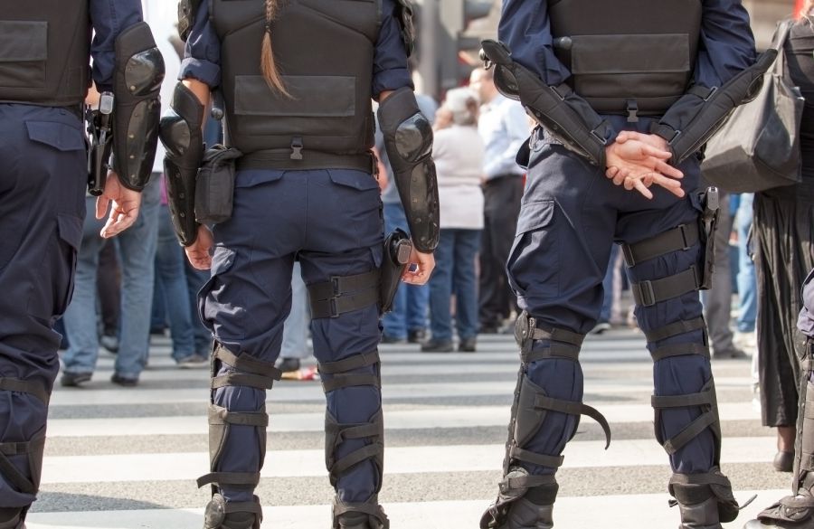 Einsatz in der Gruber Asylunterkunft