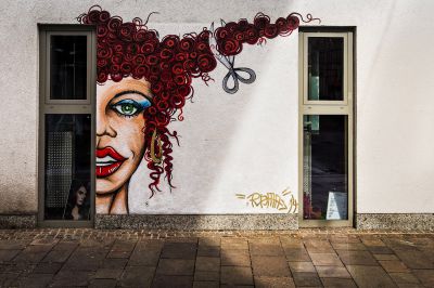 Graffiti an einer Hauswand