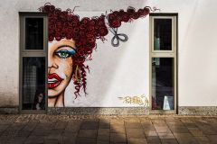 Graffiti an einer Hauswand