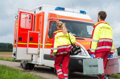 Burghausen Verkehrsunfall mit einem verletzten Rad