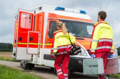 Burghausen Verkehrsunfall mit einem verletzten Rad