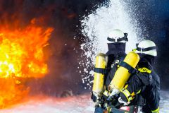 Brand in Traunstein