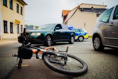 Verkehrsunfall mit Fahrradfahrer