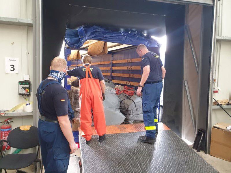 Hilfsgütertransport Moria erfolgreich abgeschlosse