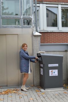 24 7 Medienrückgabebox für die Bücherei