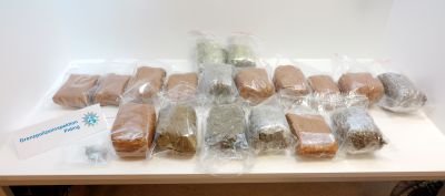 Piding 10 Kilo Marihuana auf der Autobahn A 8 sich