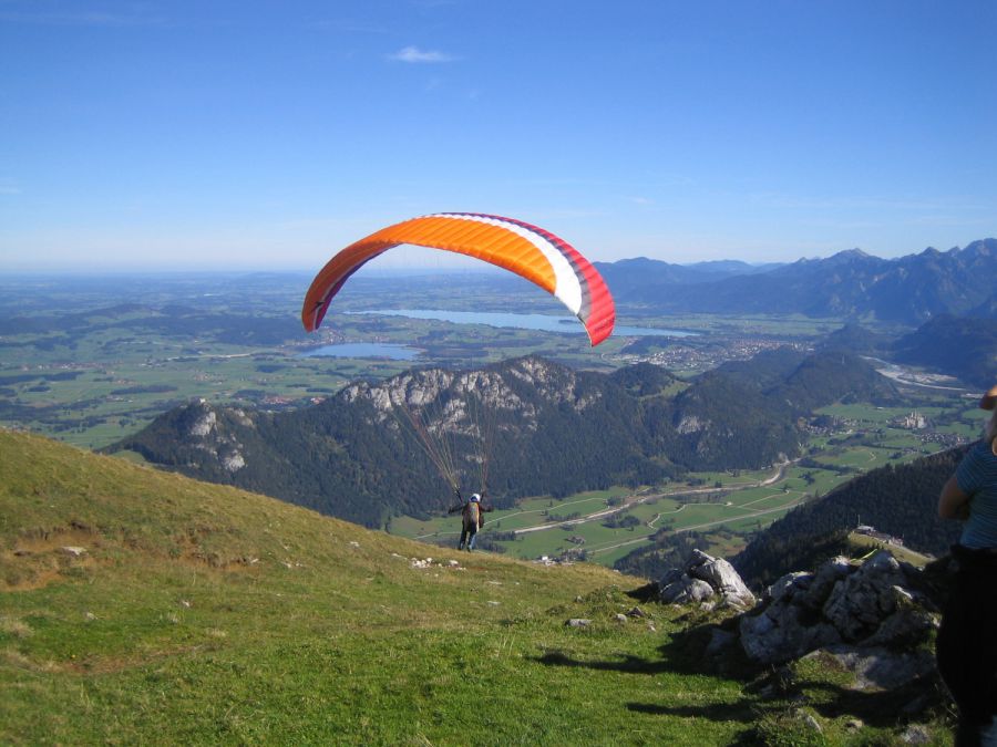 Bad Feilnbach Gleitschirmunfall am Farrenpoint